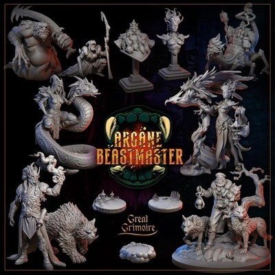 Unique Mystical Animal Allies for Gaming | Miniature Strange Beasts & Spirit Gua