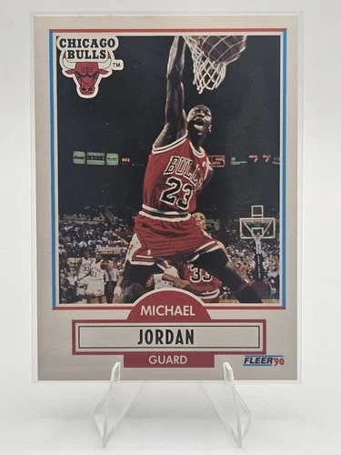 1990-91 Fleer - Michael Jordan #26 - Clean And Crisp! - NM+ -JR