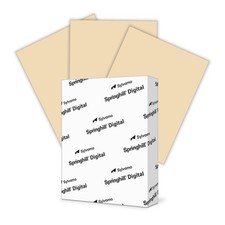 Springhill Tan Colored Copy Paper, 24lb Bond/...
