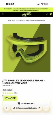 JT  PROFLEX LE GOGGLE FRAME - HIGHLIGHTER VOLT & Infamous Masken Pins Paintball