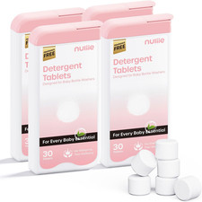 120PCS Detergent Tablets with Sealed Box, Bottle Washer Tablets for Momcozy, Bab