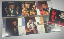 James Bond Laserdisc Movie Lot Of 7 Goldeneye, Dr. No, Sean Connery