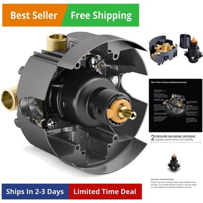 8304-K-NA Rite-Temp Pressure-Balancing Valve Body and Cartridge Kit, Shower V...