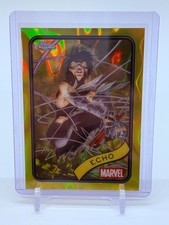2025 Topps Chrome Marvel Echo #14 Yellow Lava Refractor Near Mint Daredevil King