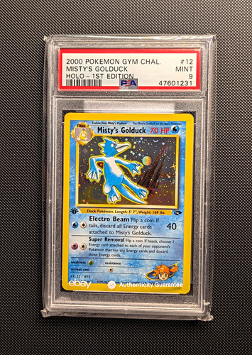 Misty's Golduck (1st Edition) graded PSA 9 for sale on eBay