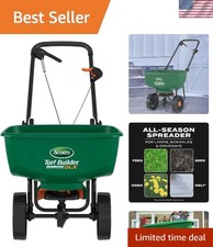 Turf Builder EdgeGuard DLX Broadcast Spreader - 15,000 sq. ft. Capacity