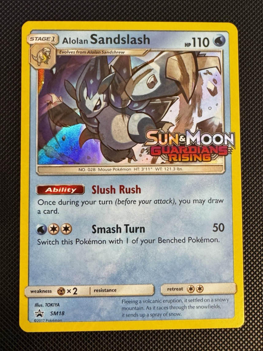 Alolan Sandslash SM18 [NM] Sun & Moon Guardians Rising (PRERELEASE) Promo 