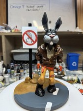 Michael Jackson Speed Demon Figura Fan Art Resina Pintada a Mano