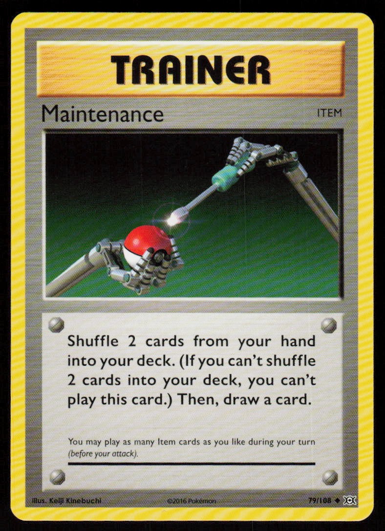 Maintenance 79/108 Uncommon Evolutions Pokemon Lightly Played