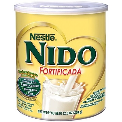 Nestle Nido Instant Dry Whole Milk Powder Fortificada