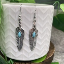 2.5  Silver-tone Earring Set Boho Retro Drop Dangle New Free Ship B6962