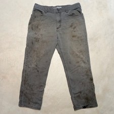 Carhartt Distressed Pants Fits 34x28 Grunge Skater Paint Relaxed Work Thrashed