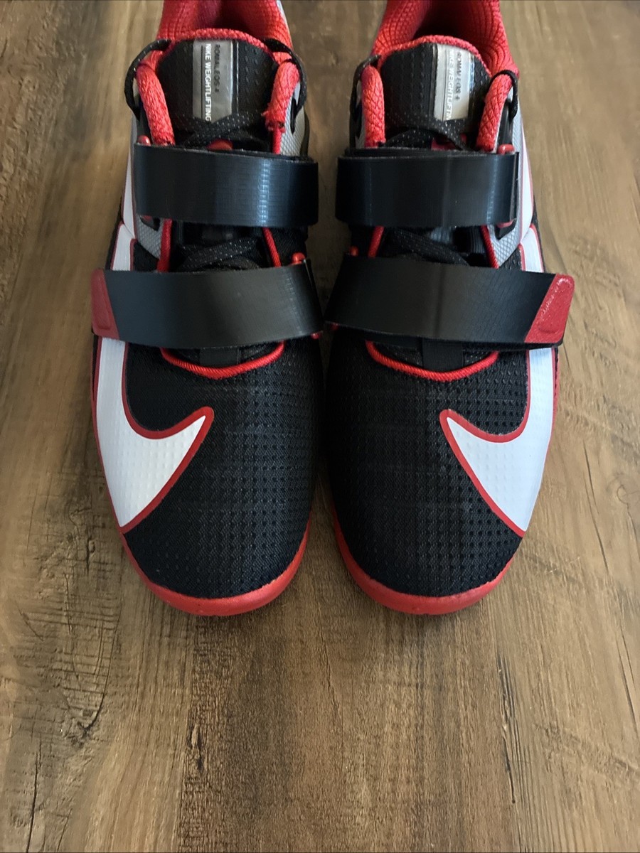 Nike Romaleos 4 Weightlifting Shoes Men Size 9 Red White  display picture 1