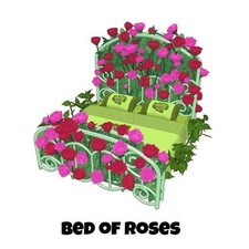 Webkinz Super Bed Of Roses Rare/Retired Superbed VIRTUAL ITEM ONLY