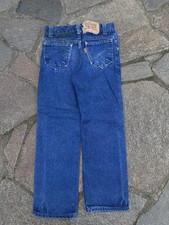 Vintage 80  s Levi  s Little Levi  s Orange Tab Kids Dark Wash Denim Jeans Size 7