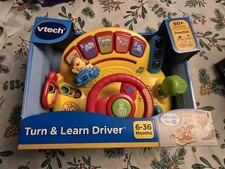 VTech Turn and Learn Driver Educational Toy with Music, Lights and Sounds, NEW