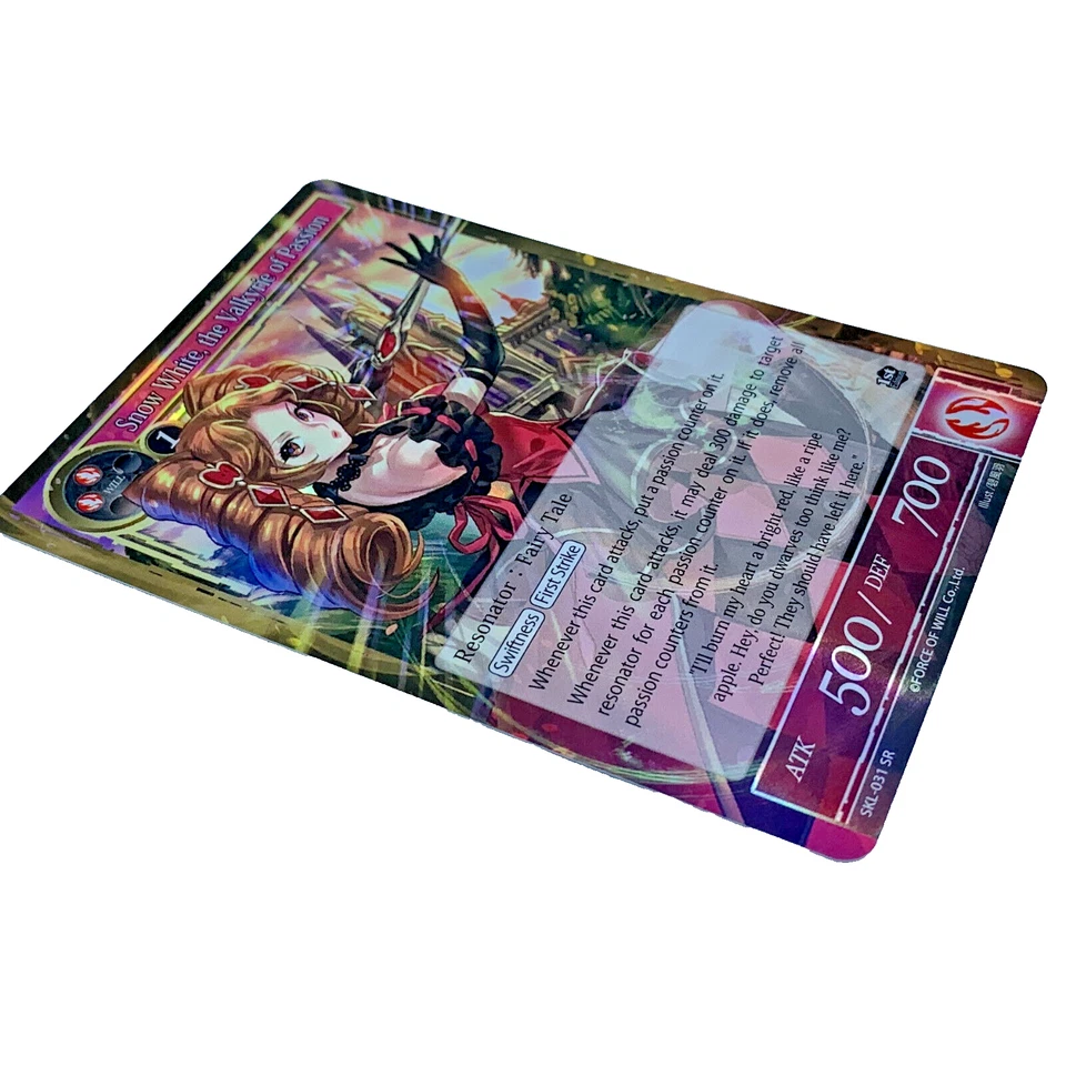 Force of Will Snow White, the Valkyrie of Passion Foil Card First Edition - Image 2 of 4