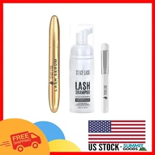 Eyelash Growth Serum + Foaming Lash Cleanser: Unlock Luxurious Lashes