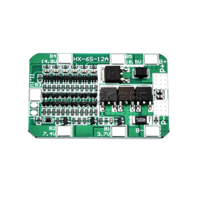 6S 15A 24V PCB BMS Protection Board for 6 Pack 18650 Li-ion Li-ion Battery Cell-