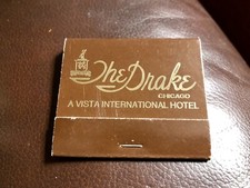 World Famous Drake Hotel, Chicago, IL, Full Unstruck Matchbook