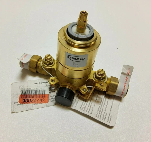 New PROFLO PF4001PLS Pressure Balanced PEX Ceramic Tub and Shower Valve - Picture 7 of 9