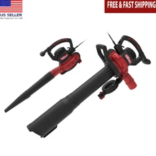 12 Amp Electric Leaf Blower Vacuum Cleaner 2 Speed 400CFM Handheld Yard Lawn New