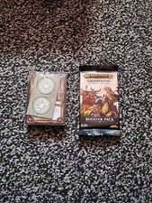 Warhammer Age Of Sigmar Champions Trading Cards- Champions Booster Pack And Deck