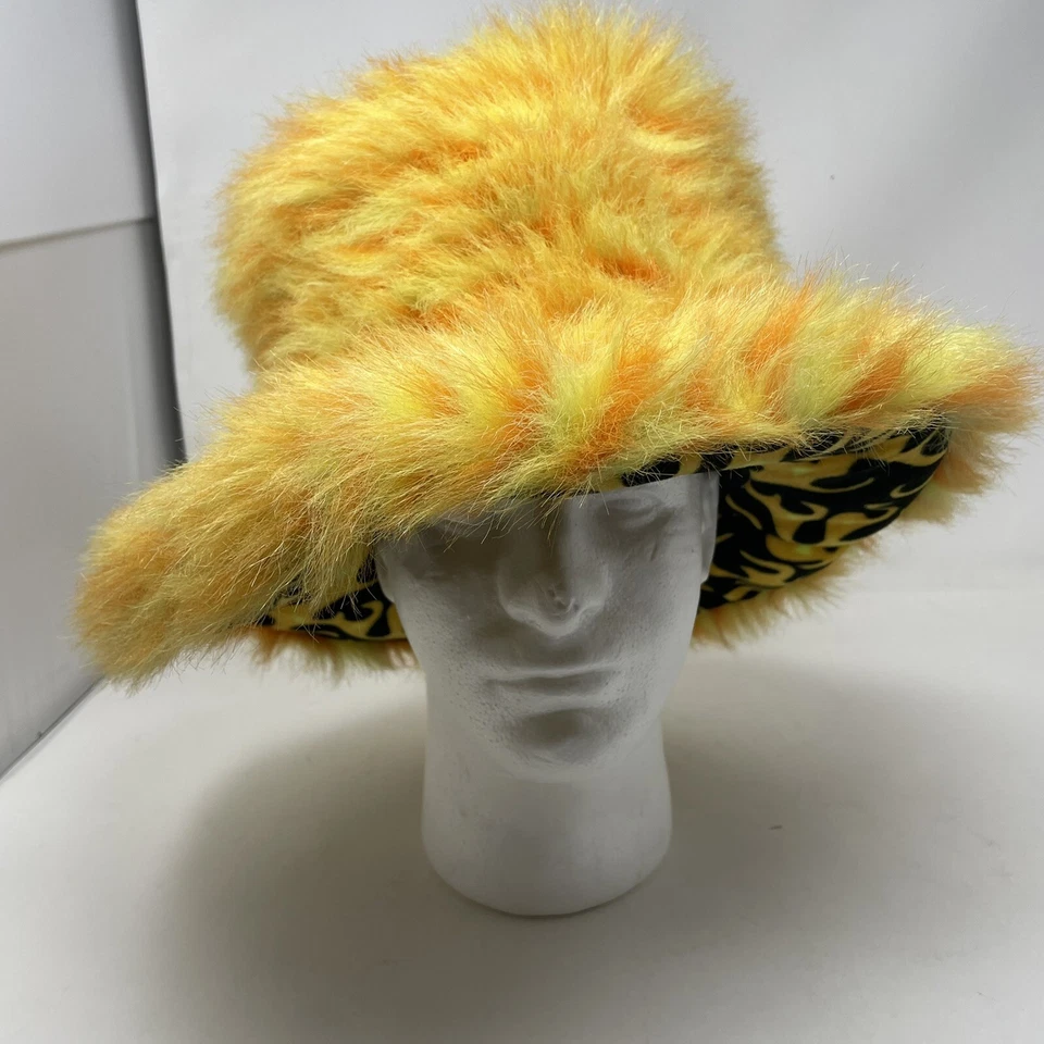 Шляпа костюм наряд Марди Гра желтый взрослых косплей лодочник ведро - Изображение 4 из 4