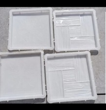 Plastic Mold Form for Beautiful Concrete Paver Stones for Patio 2 PCs 