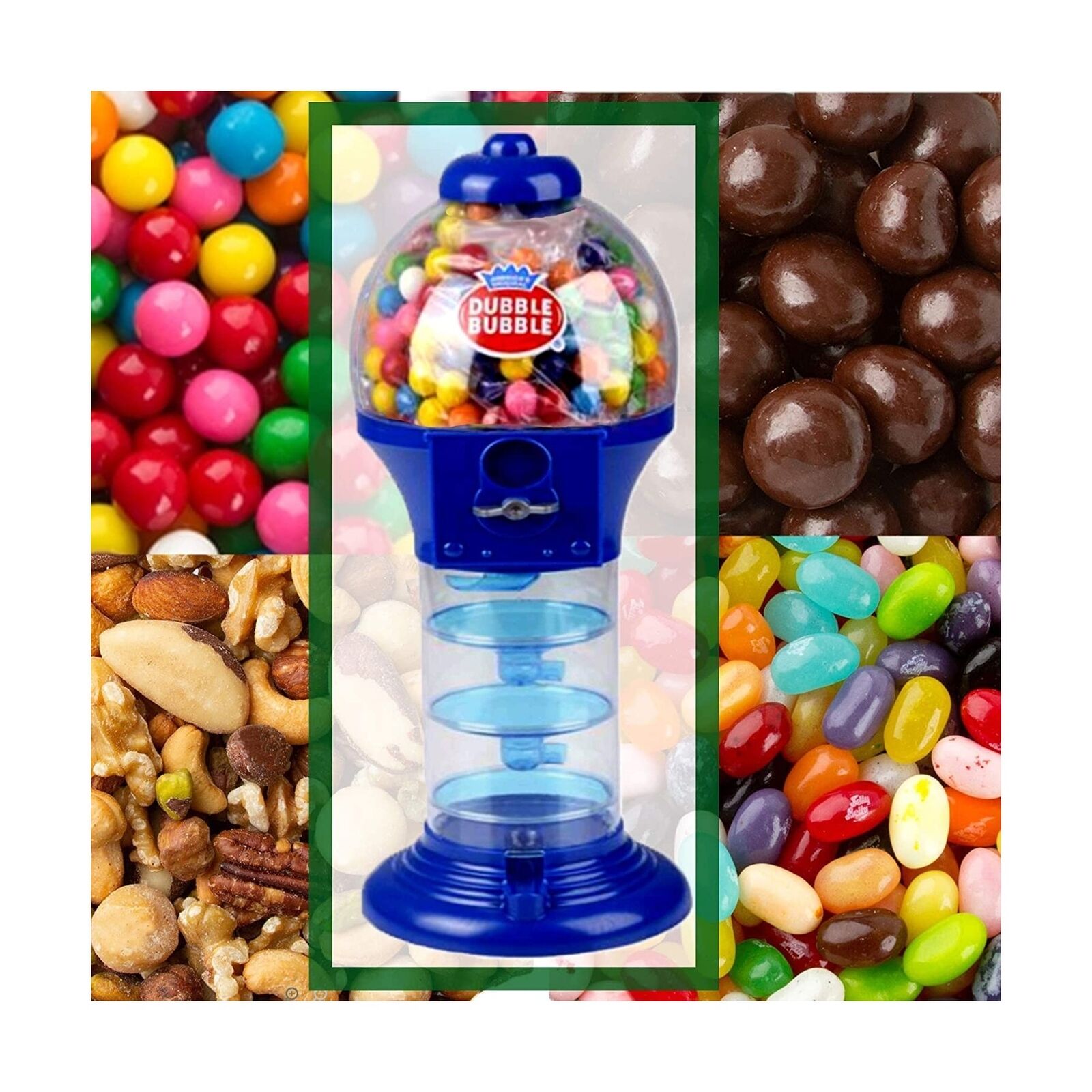 Playo 18” Big Spiral Gumball Machine For Kids Candy Dispenser with