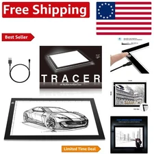 9x12 Inch A4 LED Light Box - Ultra-Thin Tracing Pad with Adjustable Brightness