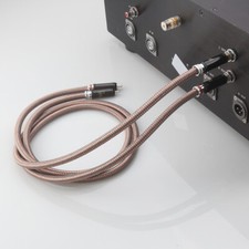 Pair Accuphase OCC HiFi RCA Wire Audio Signal Interconnect Cable With Plug