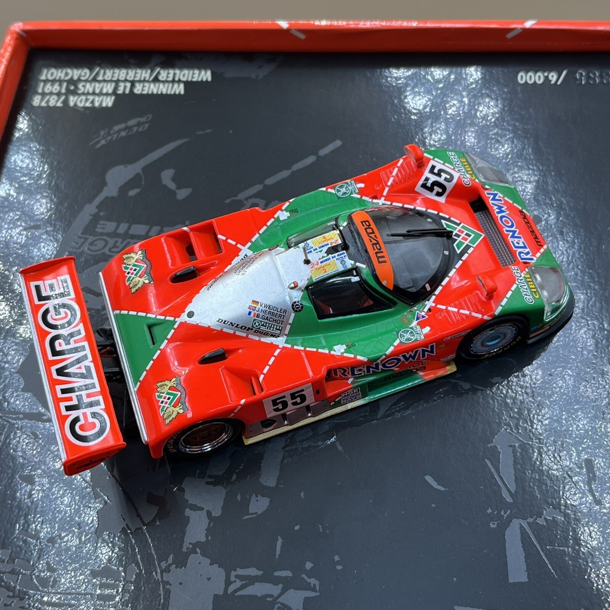 MINICHAMPS 1/43 Mazda 787B Winner Le Mans 1991 Weidler Herbert