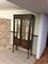 english antique edwardian inlaid mahogany display cabinet