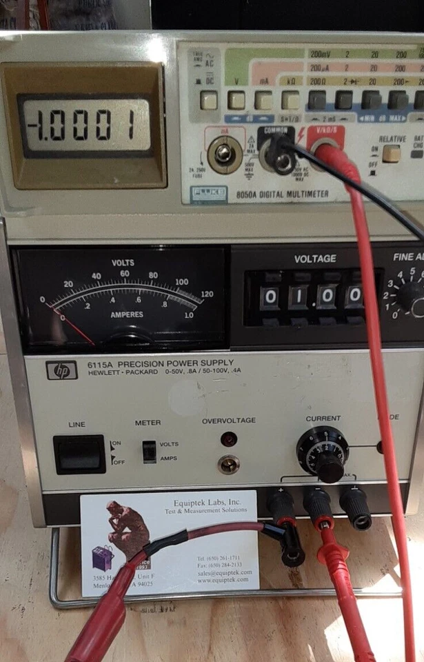 HP6115A Precision Lab Power supply 0-100VDC Imax=0.8A 10mV resolution Low noise - Image 4 of 4