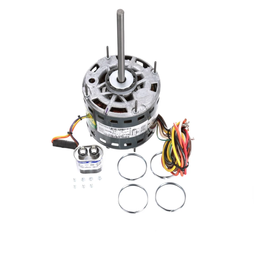 Genteq 3D003 Fan and Blower Motor, 1/3 HP, 1 Ph, 60 Hz, 277/230 V, 1075 RPM - Image 2 of 2