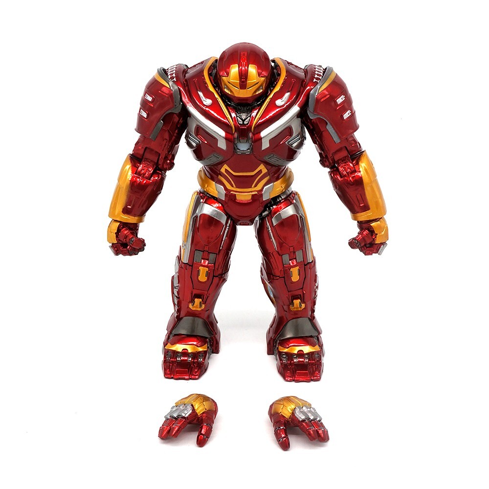 ZD Toys Red Hulkbuster MK49 Action Figure 8in Model Toy with LED