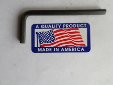 -USA-  4mm  Metric SHORT Arm  Hex L-Key  2-3/4" in. 1 pc.