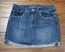 Girl's Guess Los Angeles Denim Skirt Size 14 Inventory w2