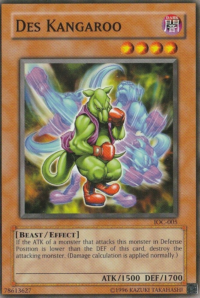 YUGIOH Des Kangaroo Invasion of Chaos IOC-005 Common Unlimited MP
