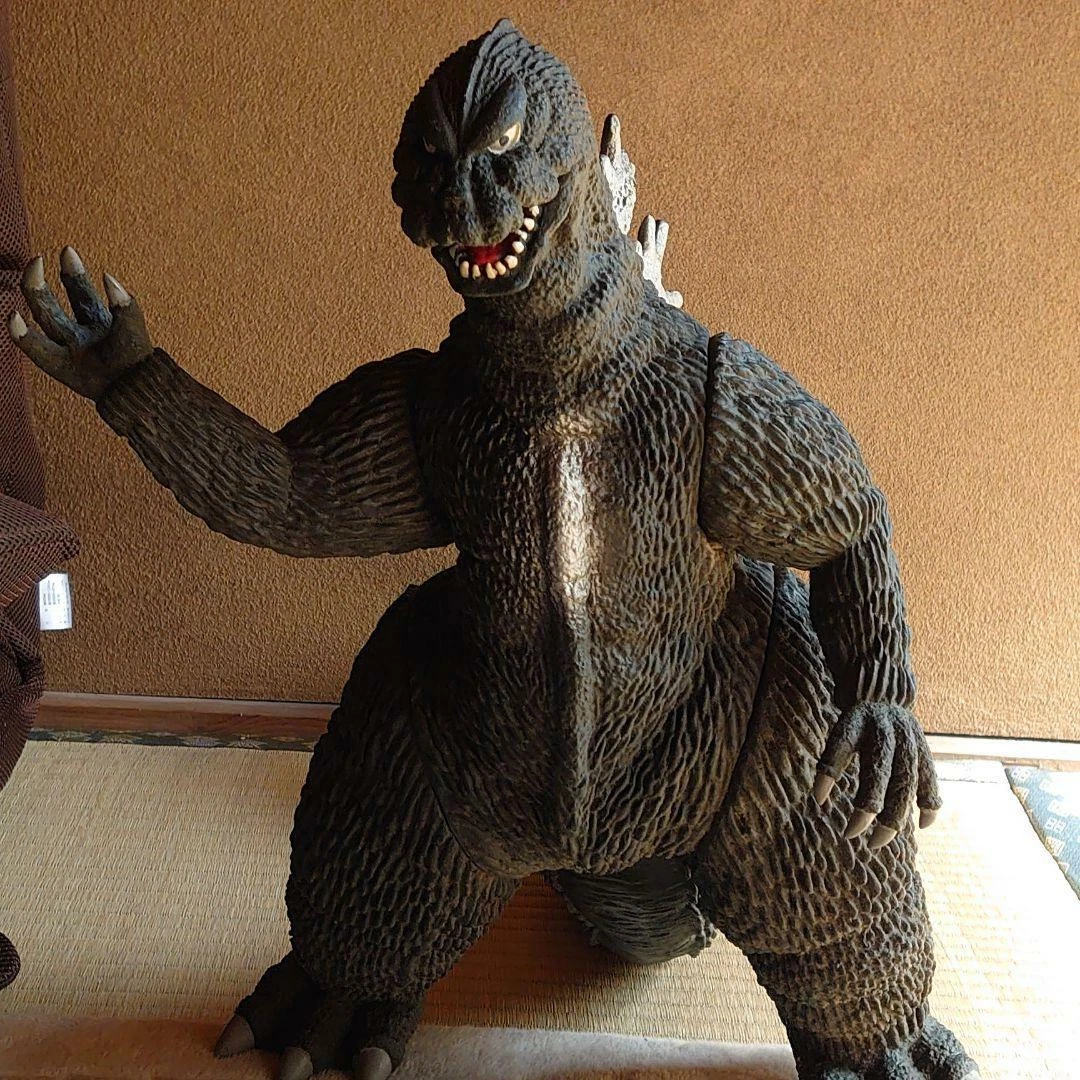 Bandai Vintage BIG GODZILLA 1988 Japan SOFT VINYL KAIJU Figure 18&