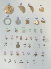 Omega Caliber 1020 Movement Parts Fork Wheel Spring Bridge 1010 1012 1021 1022 3