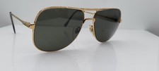 Vintage Terri Brogan 849 Gold Pilot Metal Sunglasses Italy FRAMES ONLY