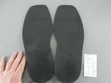 BLACK 🥾 LIGHTWEIGHT SOFT REPLACEMENT SHOE BOOT REPAIR FULL SOLE/HEEL SZ 12 ICB