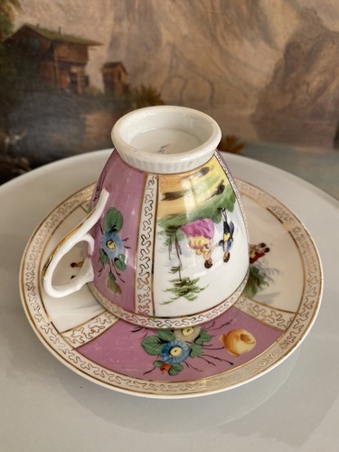 LAZARUS & ROSENFELD Victoria Austria TEACUP & SAUCER 1883-85 Antique - Picture 9 of 17