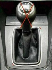 Schaltmanschette  Schaltsack  Schalthebelmanschette Audi A4 8E Schwarz  Beige