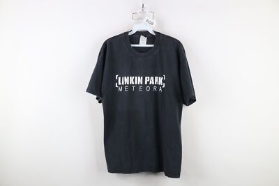 Vintage Y2K 2003 Mens Large Faded Meteora Tour Linkin Park