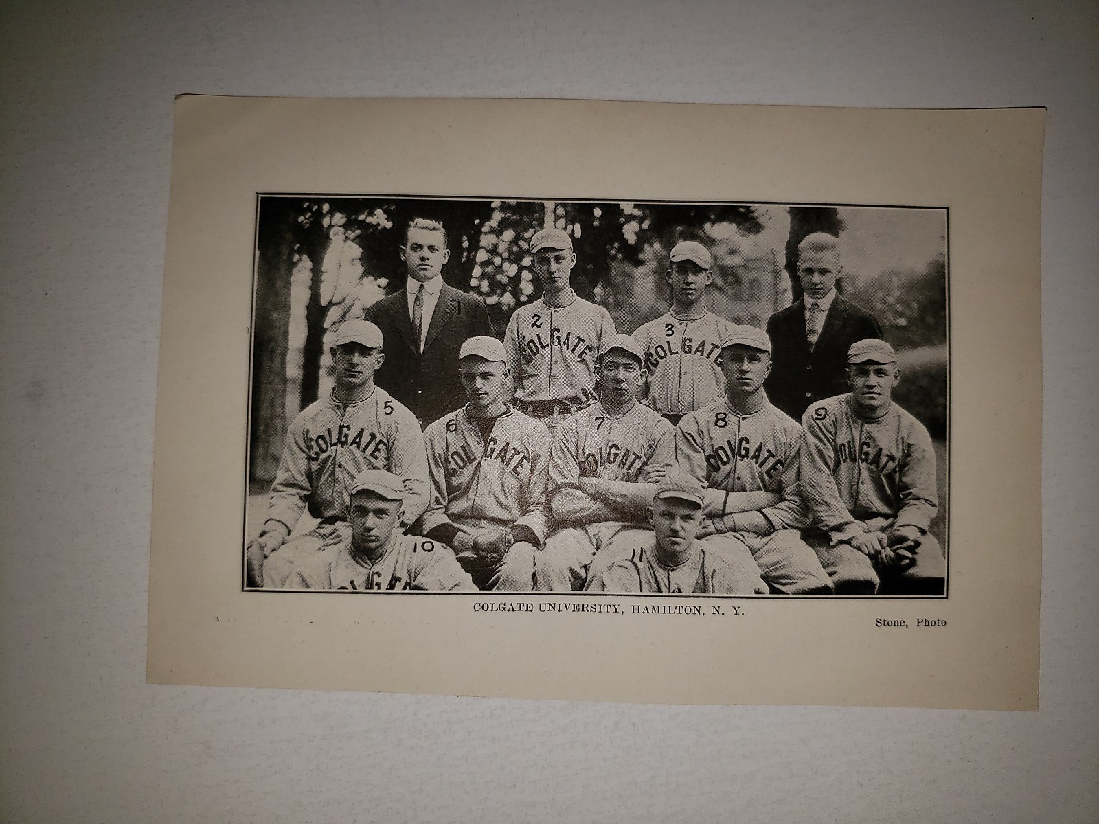 Colgate University 1914 Baseball Team Picture | eBay