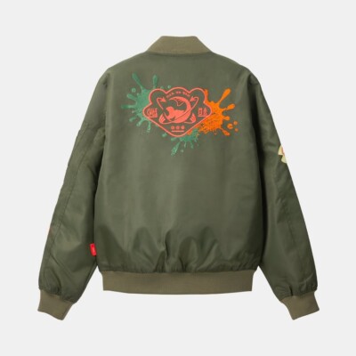 Nintendo TOKYO Splatoon 3 Salmon Run Unisex Khaki Jacket Outer