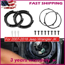 4X 7" Headlight Mount Bracket Ring Replacement For 2007-2018 Jeep Wrangler JK US